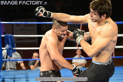 2013-11-16 Vigevano - Born to Fight 3330 Rob Le Noir-Marcello Monetti - MMA